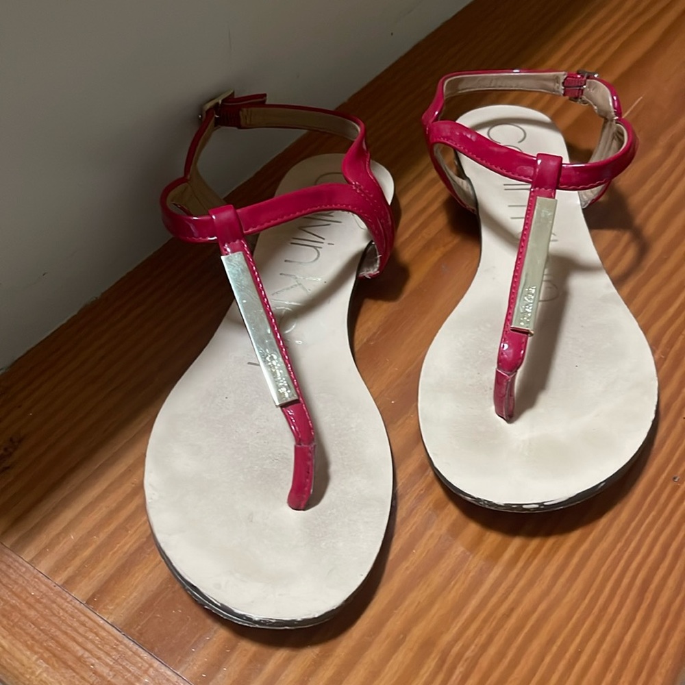 Calvin Klein Samira Red Sandal